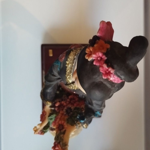 Vintage Italian Geisha Figurine El.a.N, like new, 33cm