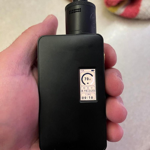 DotSquonk 100W used Dotmod black squonk mod without atomizer and battery