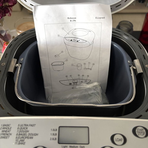 Rohnson R-296 Breadmaker new, 11 programs, adjustable crust