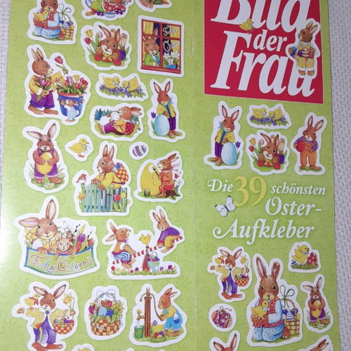 Easter stickers new, pack of 8 sheets