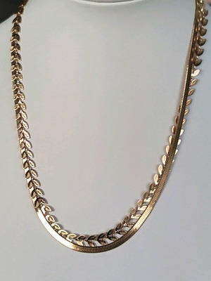 Steel Necklace New Gold Color