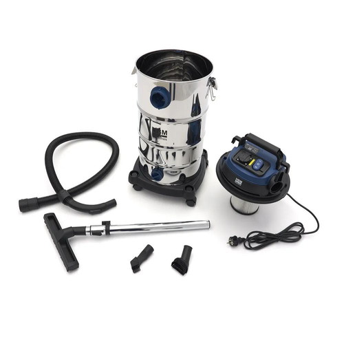 HBM 1600W Wet and Dry Vacuum Cleaner with HEPA Filter and Power Socket