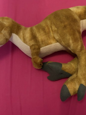T-rex dinosaur plush 33 cm like new by Semo