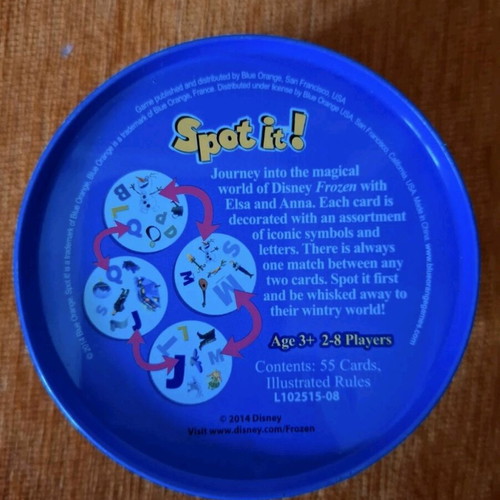 Spot it Frozen game new