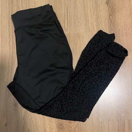 Shein lace leopard leggings size L like new