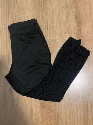 Shein lace leopard leggings size L like new