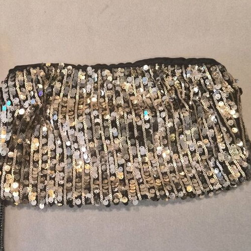 Pull&Bear tops like new, silver and gold with sequins