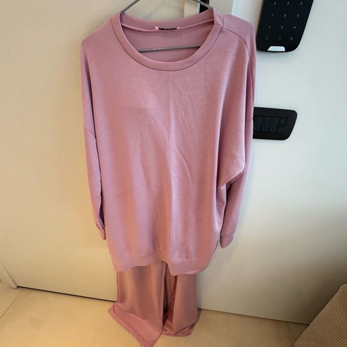 Tracksuit set pink size XL new