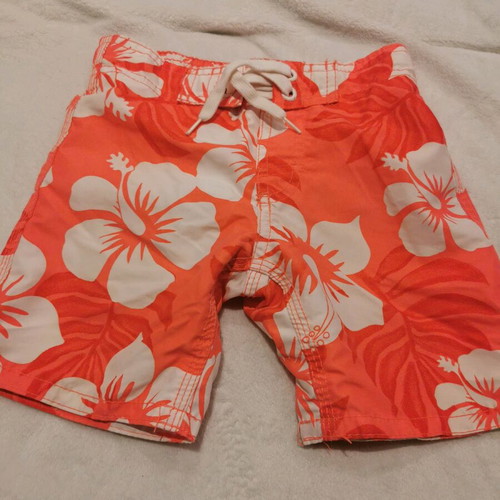 H&M swim shorts like new, size 98/104, white and orange