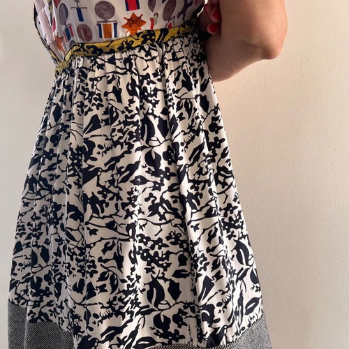 S'NOB silk dress like new, multicolor, size M