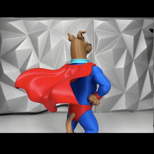 SuperDoo Scooby x Superman figure 30cm new