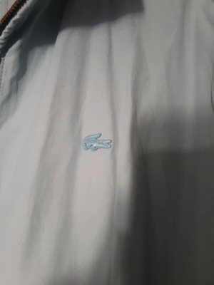 Lacoste spring jacket men's used, reversible with pockets