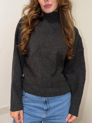 Grey ASOS Turtleneck Sweatshirt like new, size S