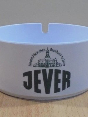 Jever beer old promotional plastic ashtray used
