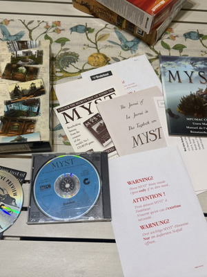 Myst PC Big Box used with extra River game