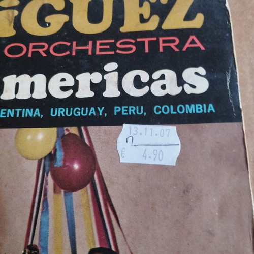 Tito Rodriguez Carnival Of The Americas LP used, Latin