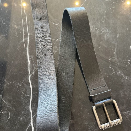 Replay black leather belt size 90