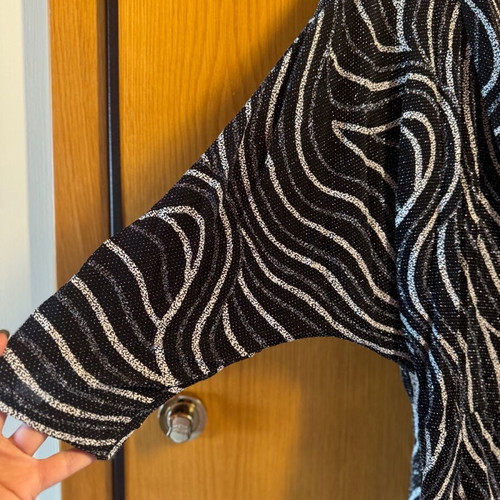 Zara dress used with glitter black size M