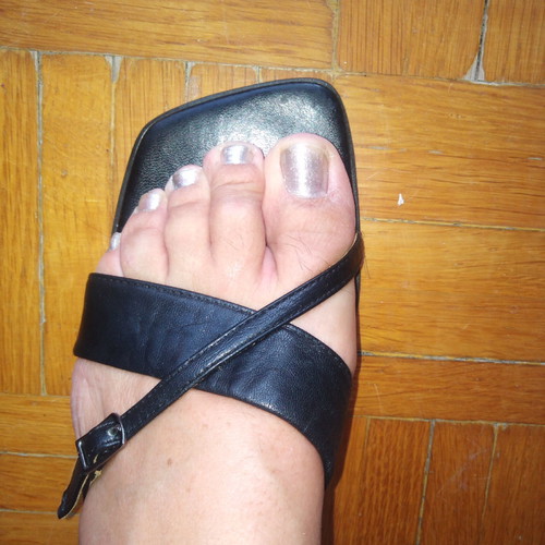 Mario ponti leather sandals new, size 39, black
