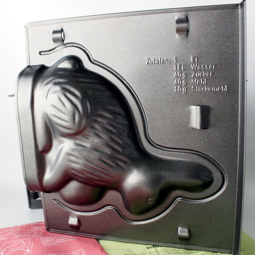 Large Cake Baking Molds with Lamb and Bunny Designs from 1970s Easter