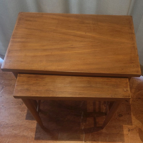 Danish teak nest tables like new, Danish Design