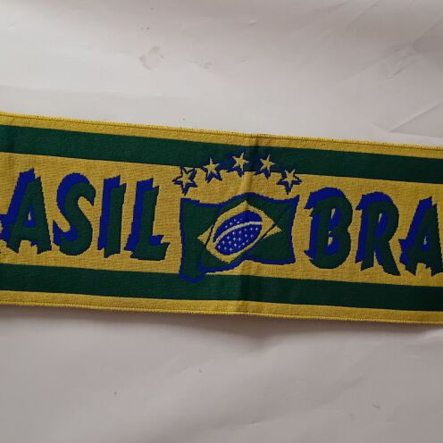 Brazil scarf acrylic single-sided new collectible