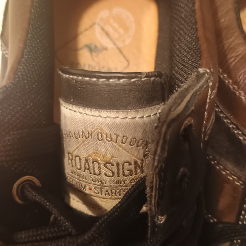 Roadsign Casual Sneakers Size 43 New Black Brown
