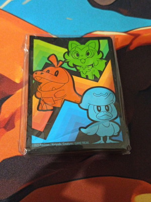 Pokemon card sleeves, sealed