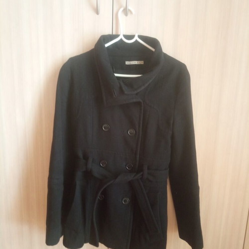 Kookai women's coat small, like new, black, short length