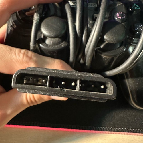 PS2 controller used with cable marks, fully functional