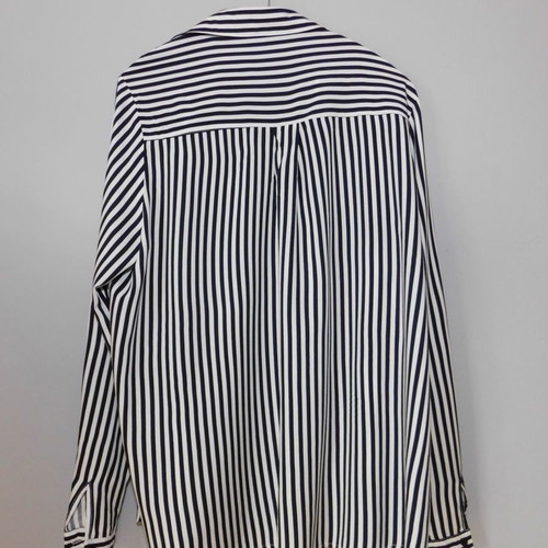Striped black and white shirt used, size M/L
