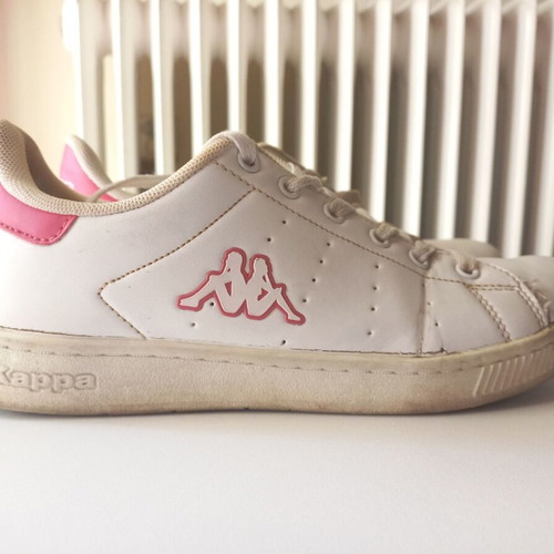 Kappa white sneakers like new, sizes 38.5 and 39
