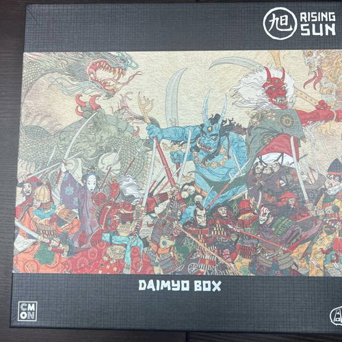 Rising Sun Daimyo Box like new, Kickstarter exclusive