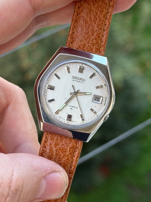 Seiko Automatic watch used, steel case, 35mm diameter