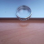 Titanium ring used, diameter 3cm