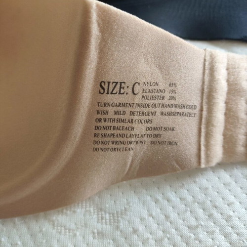 Set of 3 bras like new, push up, black and beige