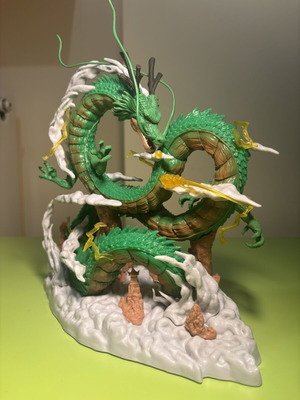 Dragon Ball φιγούρα Shenron σαν καινούργιο με εφέ σύννεφων και κεραυνών