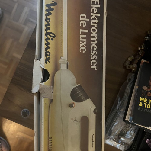 Moulinex Elektromesser de Luxe electric knife model 513, vintage