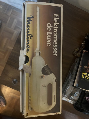 Moulinex Elektromesser de Luxe electric knife model 513, vintage