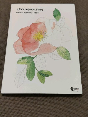 Watercolouring book new, 20 sheets acid-free 148x210 mm