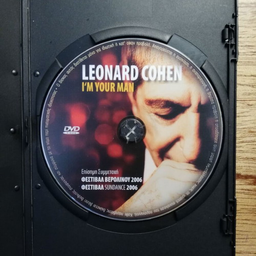 Leonard Cohen I'm Your Man DVD used with Greek subtitles
