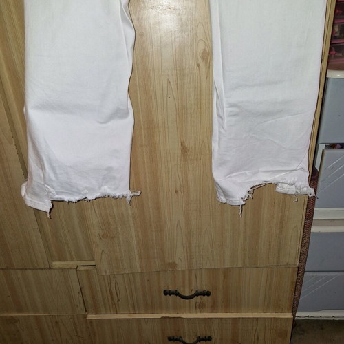 American Eagle white flare jeans like new size L