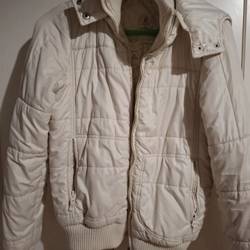 Women's jacket used, white, size S