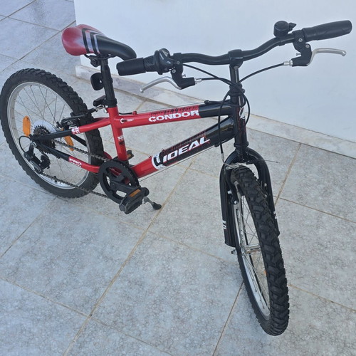 Ideal Condor 20" kids mountain bike, red, gears, V-brakes