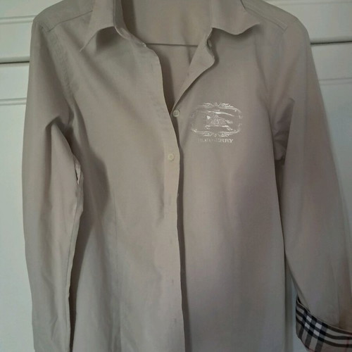 Burberry women's shirt like new, beige, size S