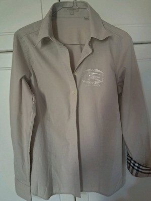 Burberry women's shirt like new, beige, size S