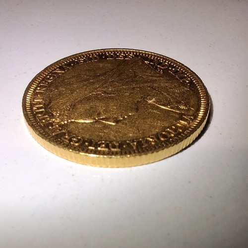 Gold coin 1896 Victoria 22 carats new
