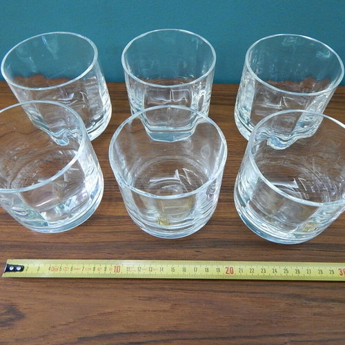 Dartington 24% Lead Crystal Glasses set of 6 like new, made in England