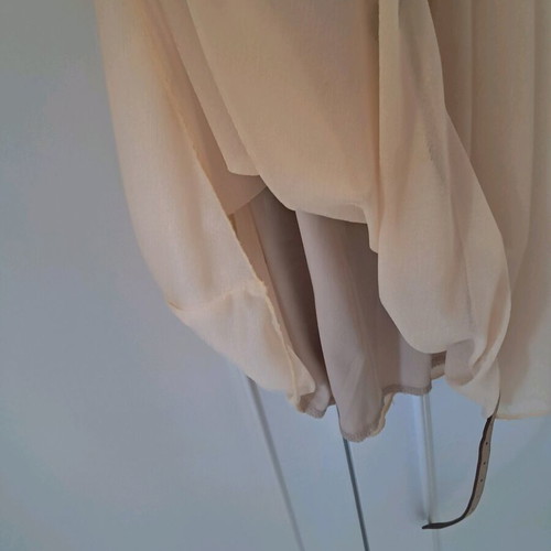 Dress like new, double fabric, beige, size XL