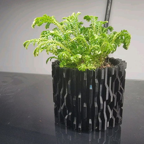 Plastic flower pot new with original design for plants